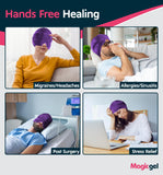Magic Gel masque yeux glace Pourpre, utile pour favoriser le repos