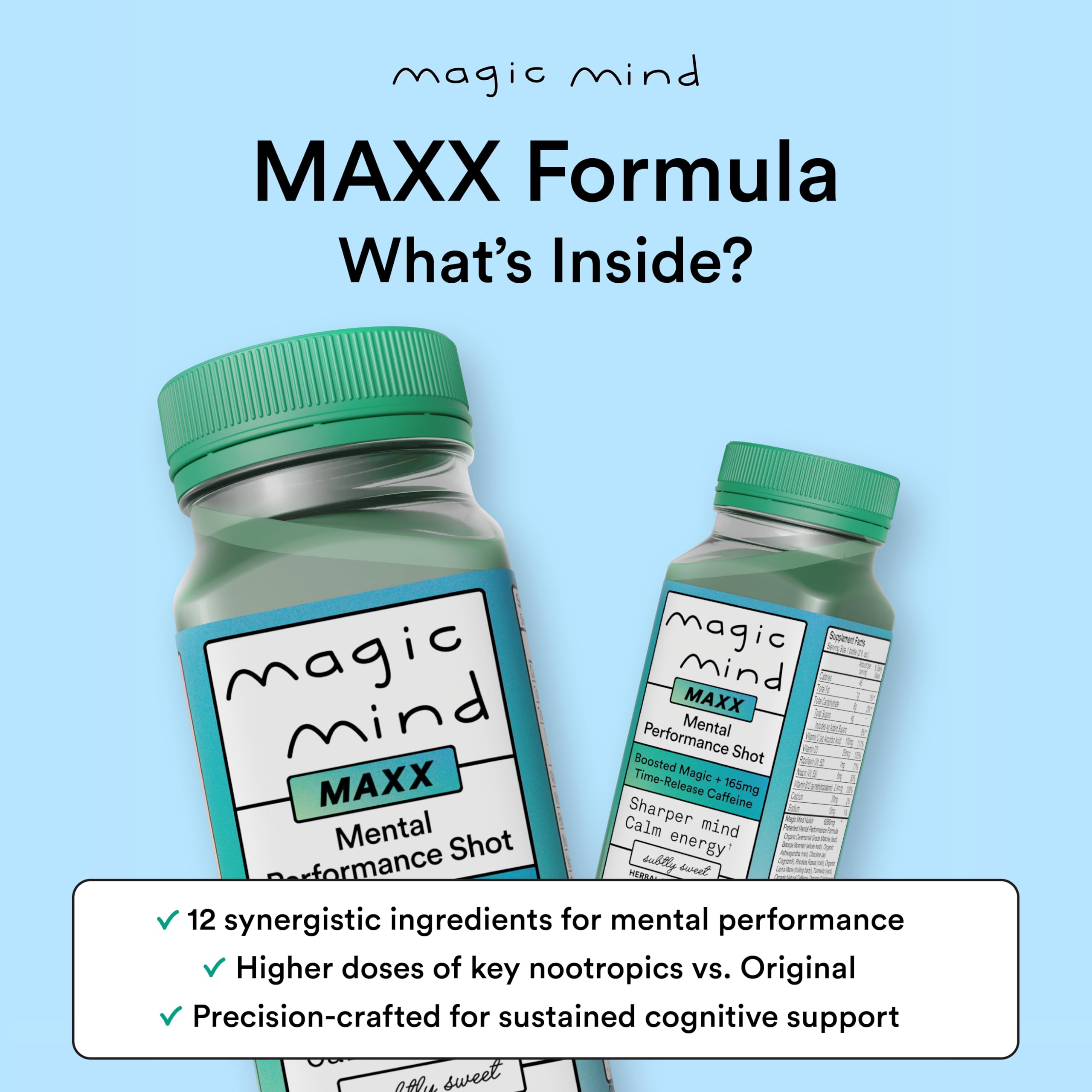 Magic Mind MAXX: couleur et label subtil pour une identité visuelle professionnelle.
