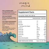 Magic Mind MAXX: etiquette design, design moderne et lisible.