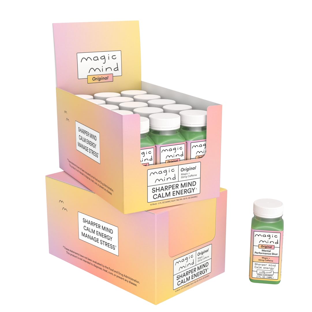 Magic Mind Shot clarite cognitive pour une meilleure concentration au travail