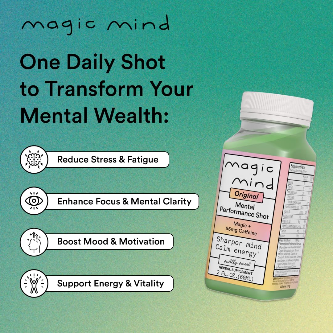 Magic Mind Shot énergie et motivation grâce au matcha