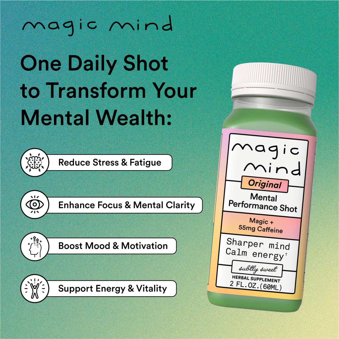 Magic Mind Shot pack keto-vegan, convient à votre régime.