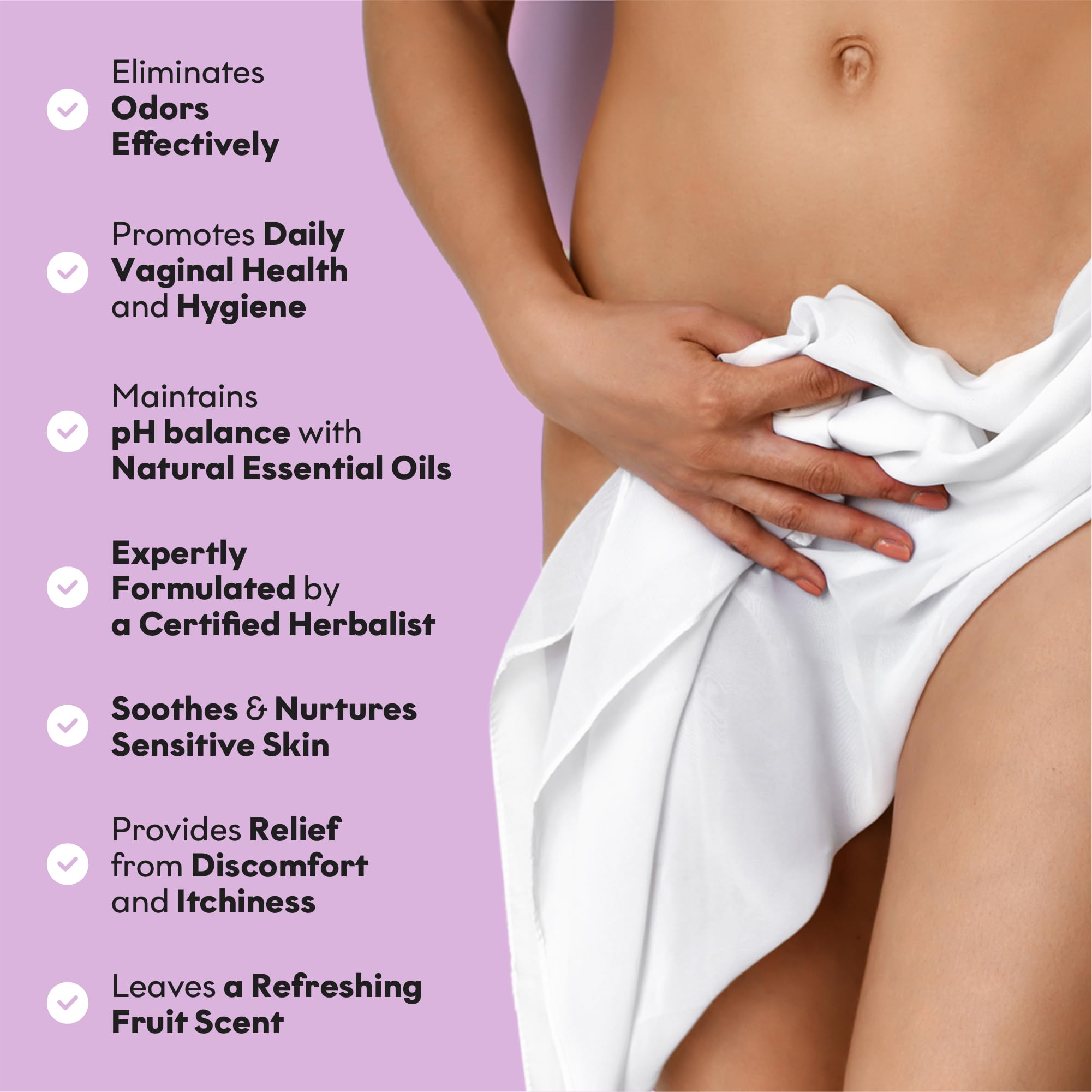 Magic V Steam huile yoni – ingrédients aromatiques, soin intime naturel.
