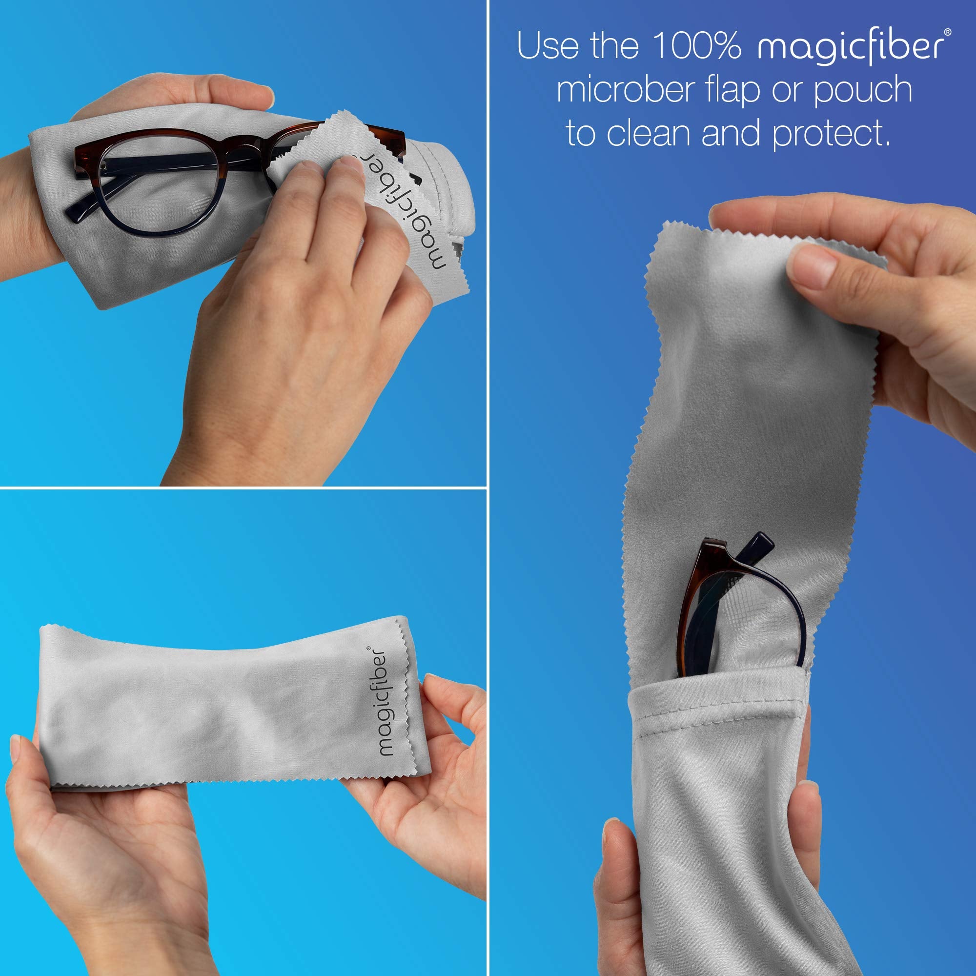 MagicFiber étui lunettes mince et léger: transport discret.