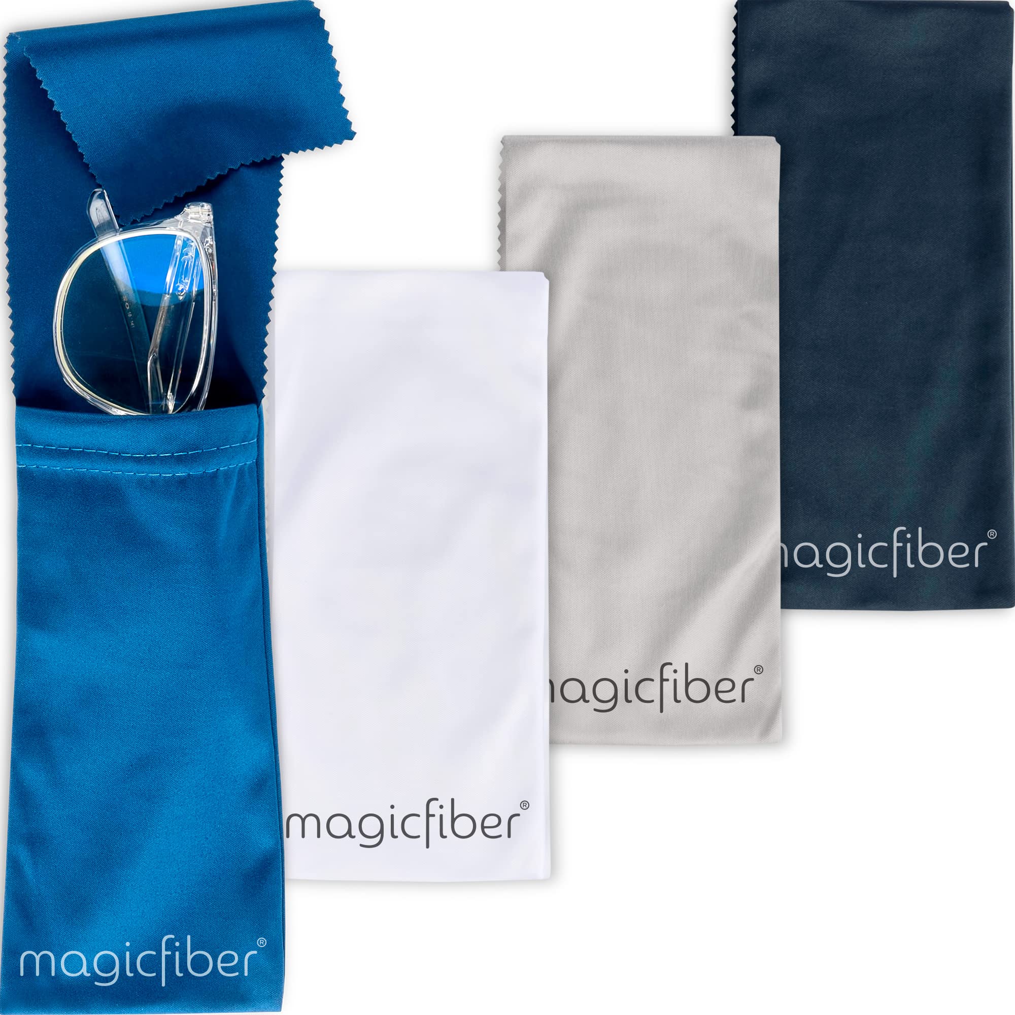 MagicFiber étui lunettes nettoyage intégré: protège et nettoie en un geste.