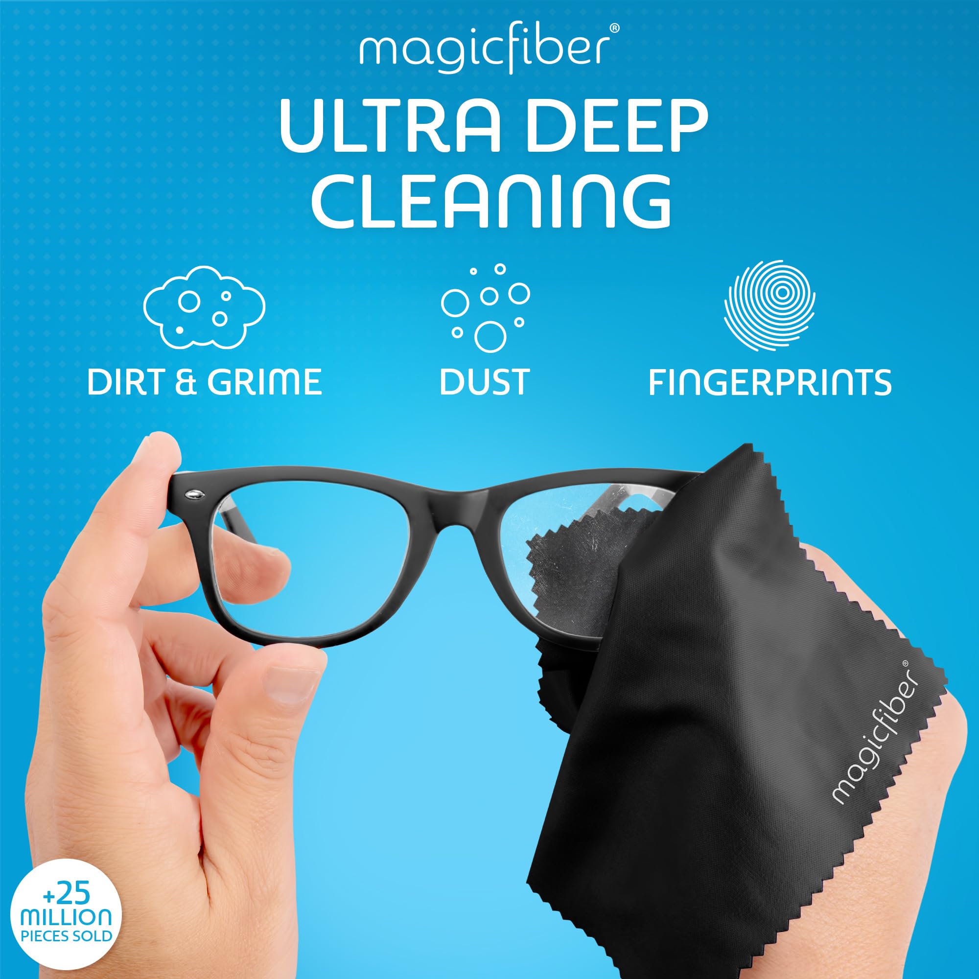 MagicFiber lunettes : nettoyage d'écrans et caméras sans résidu
