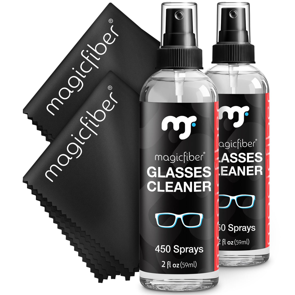 MagicFiber lunettes : flacon spray 2 oz pratique en déplacement