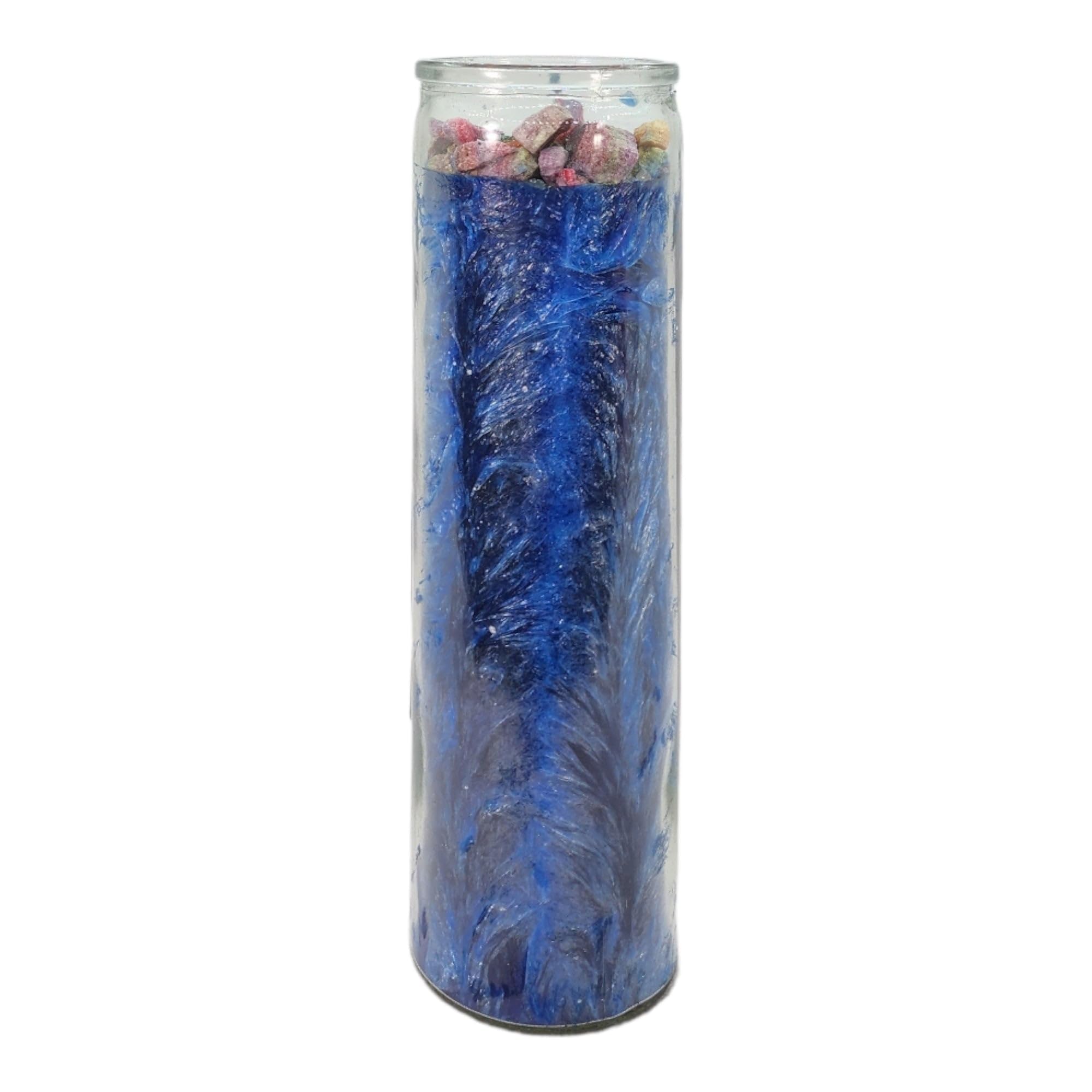 MAGICK SPACE bougie intentionnelle pour rituel quotidien bleue