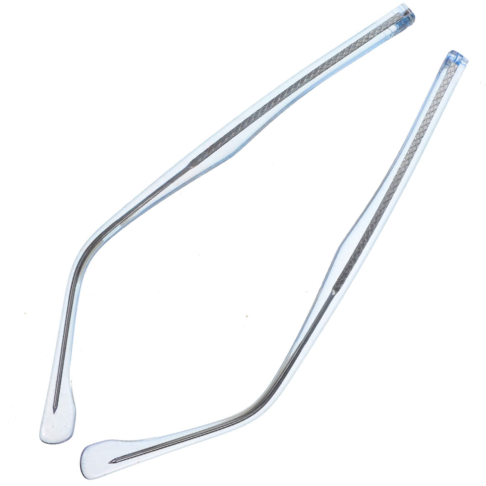MAGICLULU bras lunettes universels métal bleu, confort durable.