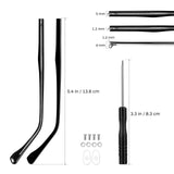 Embouts MAGICLULU pour branches de lunettes, installation facile et confort.