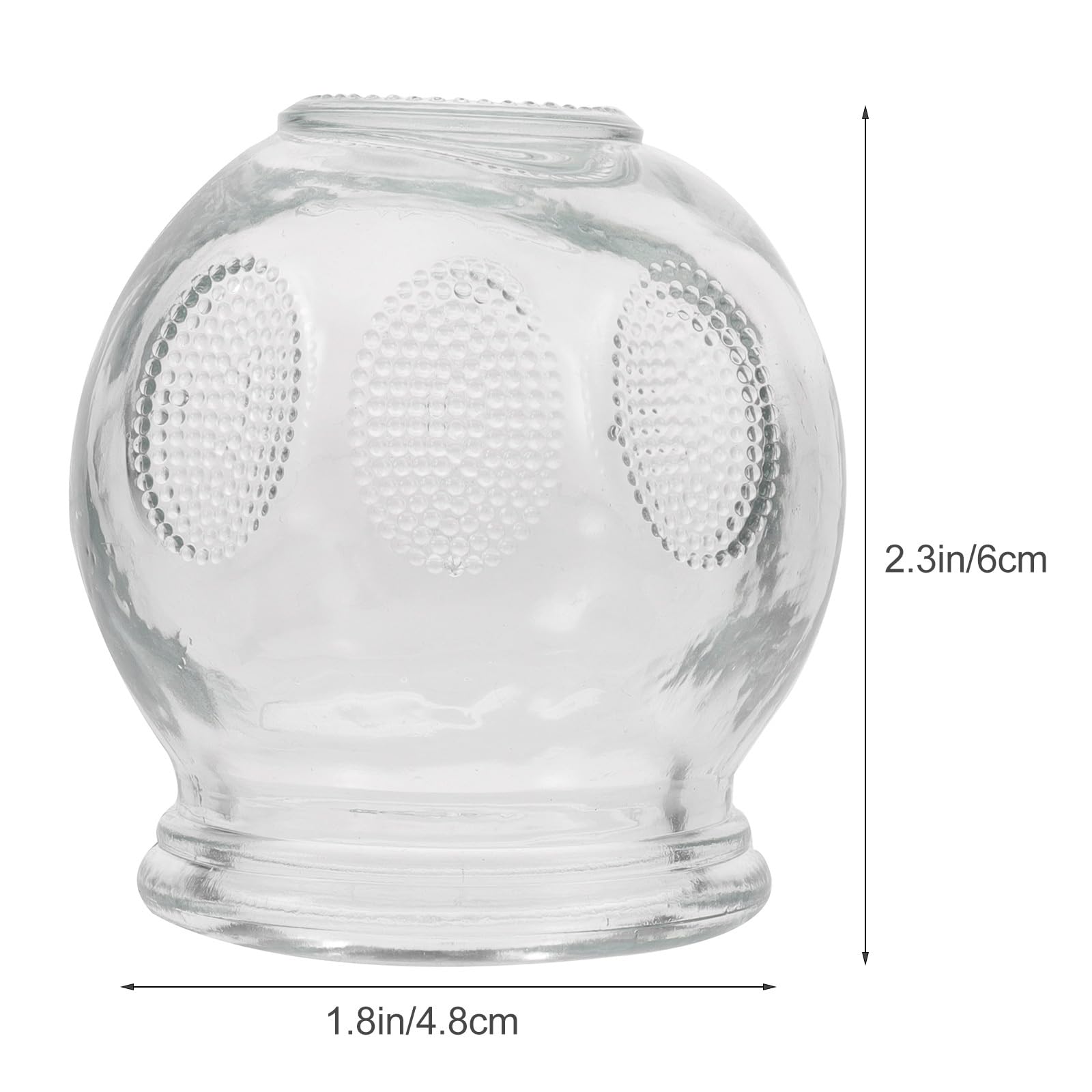 MAGICLULU ventouses en verre pour les bras, réduction des tensions.