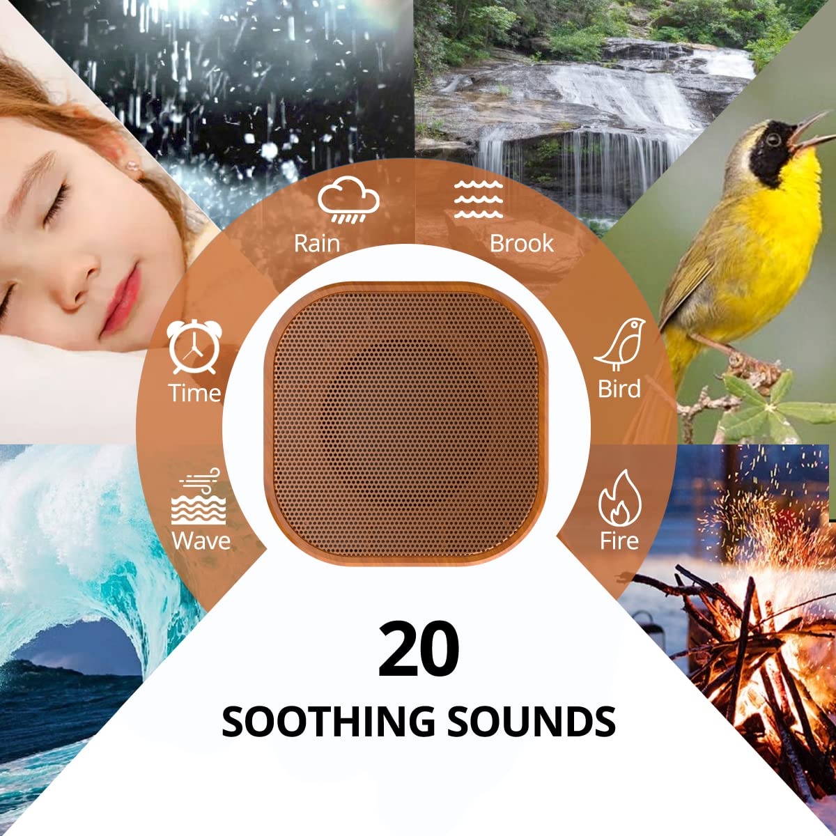 Magicteam vingt sons naturels non répétitifs pour bébé et adultes.