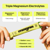 Magna-sodium-potassium-électrolytes: rétablissent l’équilibre minéral pendant l’effort.