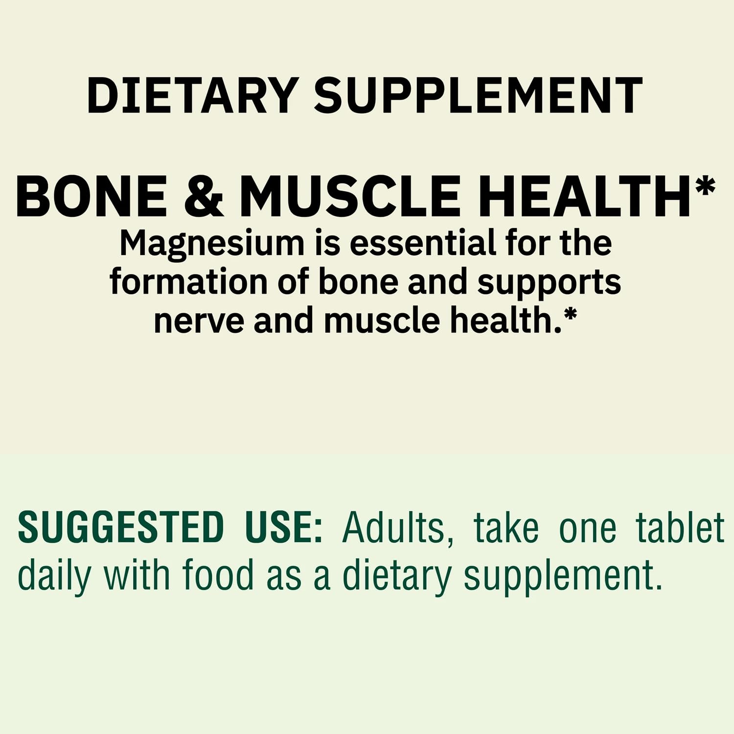 Emballage clair du magnésium oxyde 400 mg et formule pure.