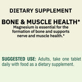 Emballage clair du magnésium oxyde 400 mg et formule pure.