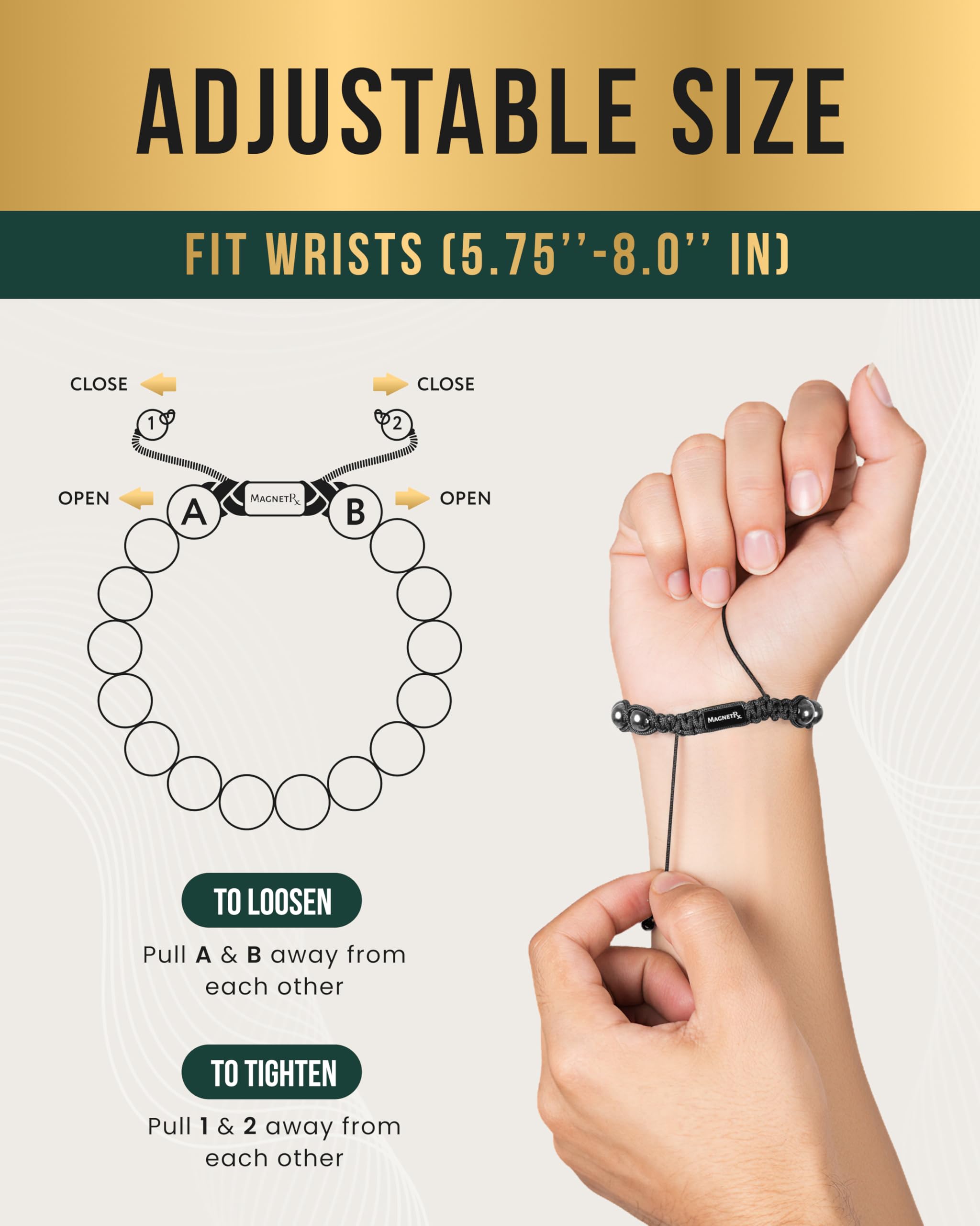 Boîte cadeau luxueuse MagnetRX prête à offrir avec velours.