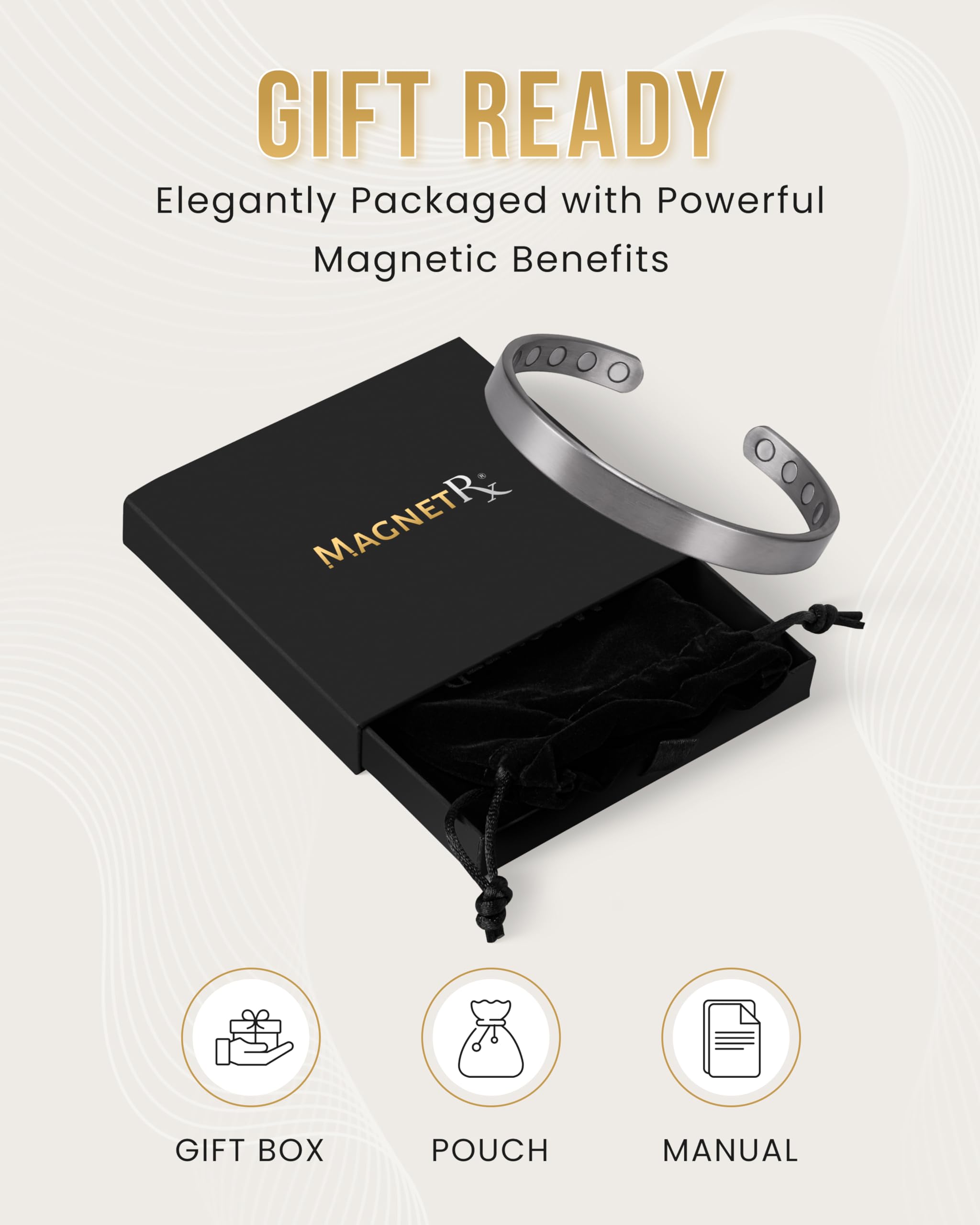 Port actif lors du golf ou du tennis, MagnetRX peut accompagner votre pratique.