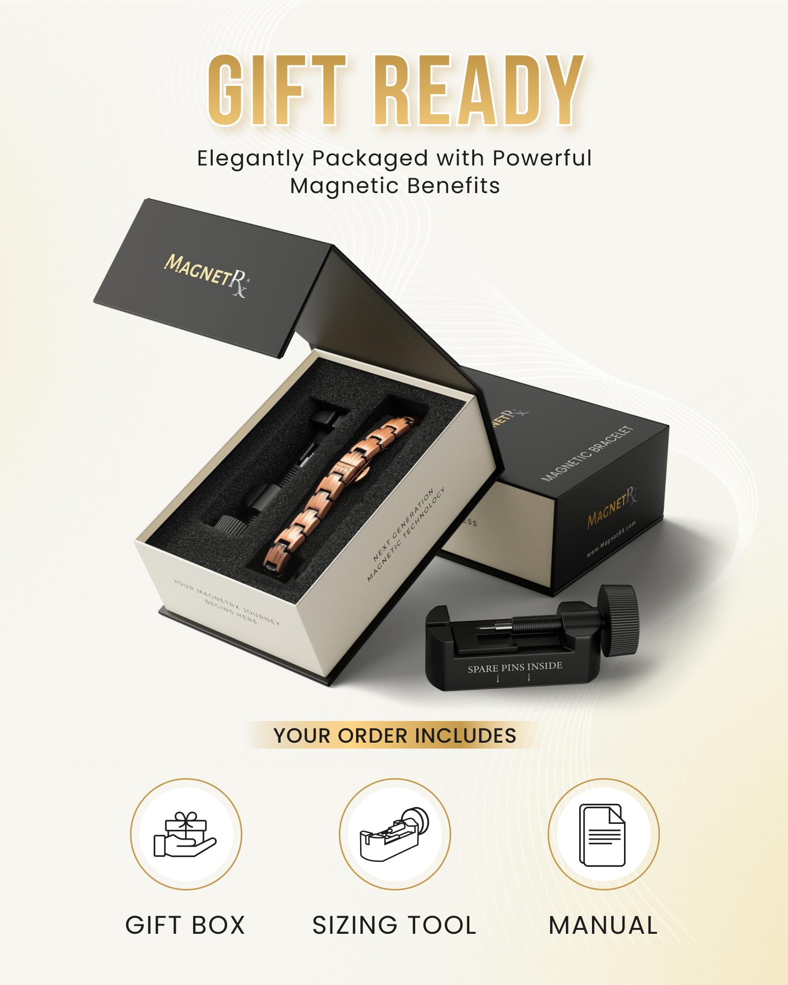 Port quotidien par femmes actives avec le bracelet MagnetRX en cuivre