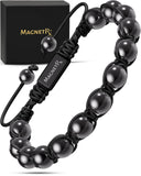 Bracelet MagnetRX en hématite 8mm pour un look élégant et équilibré.