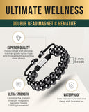 Coffret cadeau MagnetRX avec bracelet hématite, prêt à offrir.