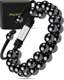 Bracelet magnétique MagnetRX en hématite, puissance maximale et allure élégante.