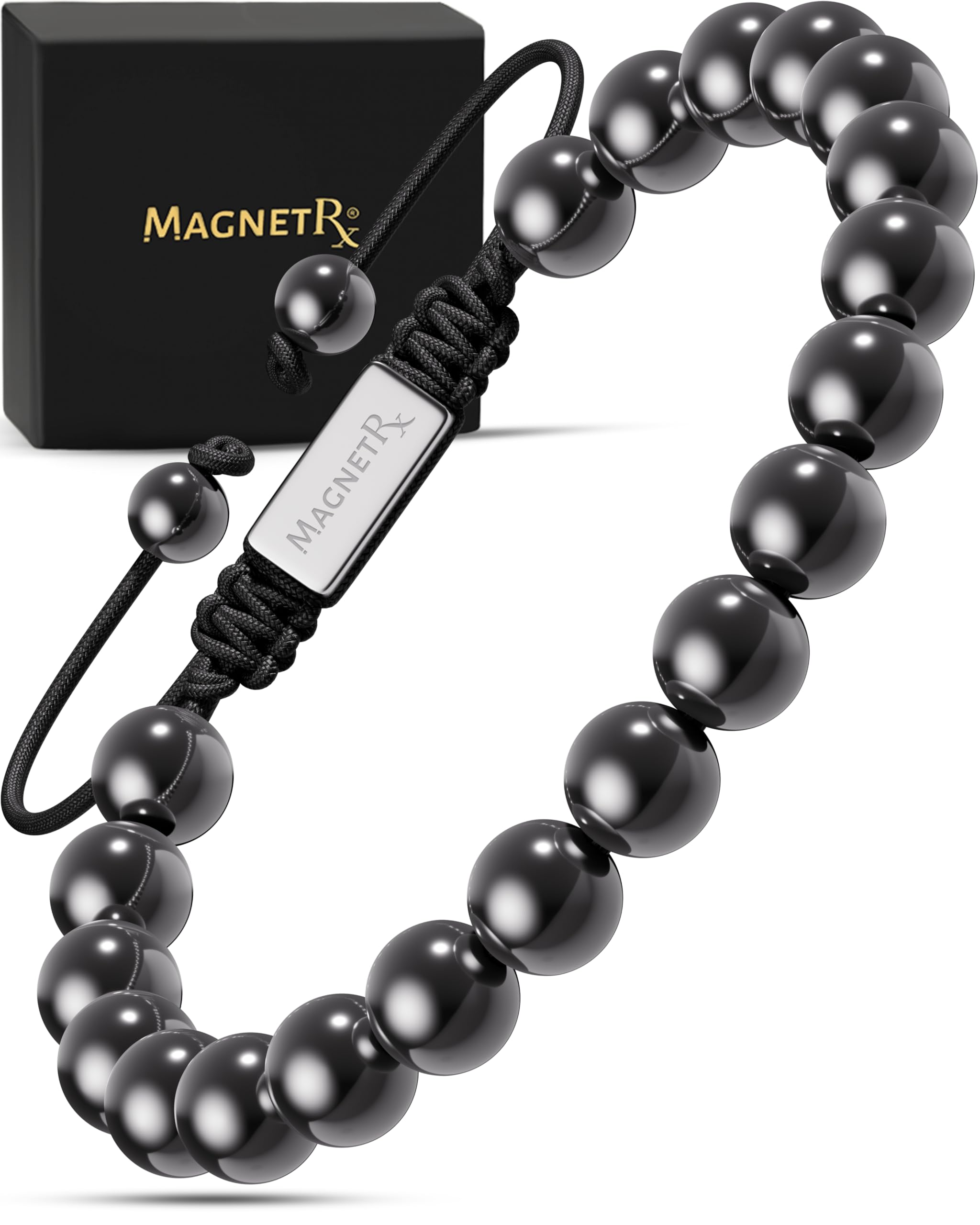 MagnetRX bracelet hematite puissance maximale, style assuré et énergie potentielle.