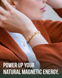 Bracelet MagnetRX en inox 316L hypoallergénique, durable et sûr pour la peau.