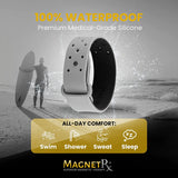 Bracelet MagnetRX sport 32 aimants gris XL pour un soutien discret et fiable.