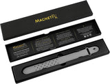 MagnetRX bracelet sport cadeau élégant gris XL, emballage soigné.