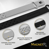 MagnetRX bracelet sport design discret gris XL parfait au quotidien.