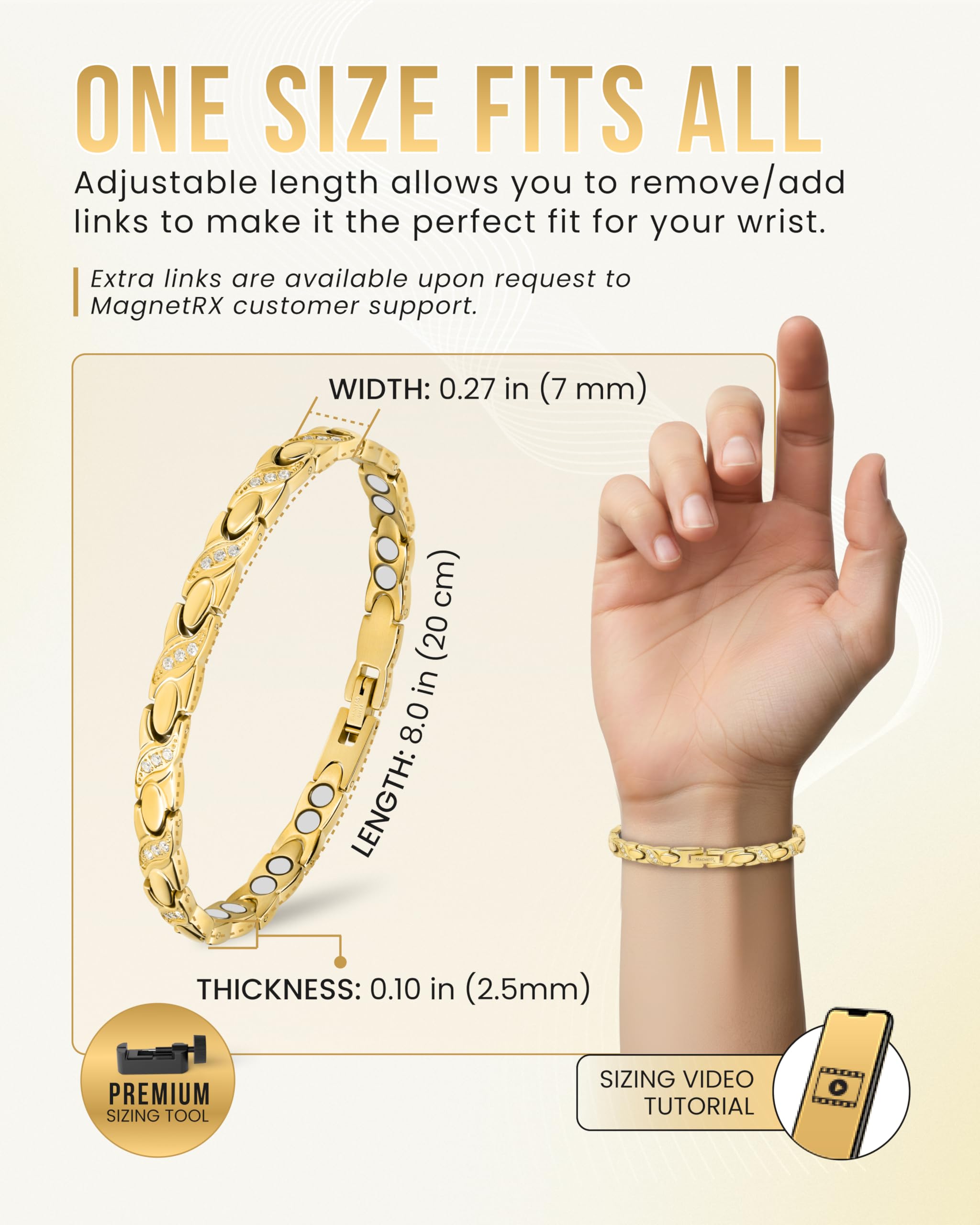 Design elegant MagnetRX, accessoire mode qui complete votre tenue.