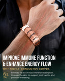Fermoir pliant du bracelet MagnetRX facilitant l’enfilage et la mise en place.