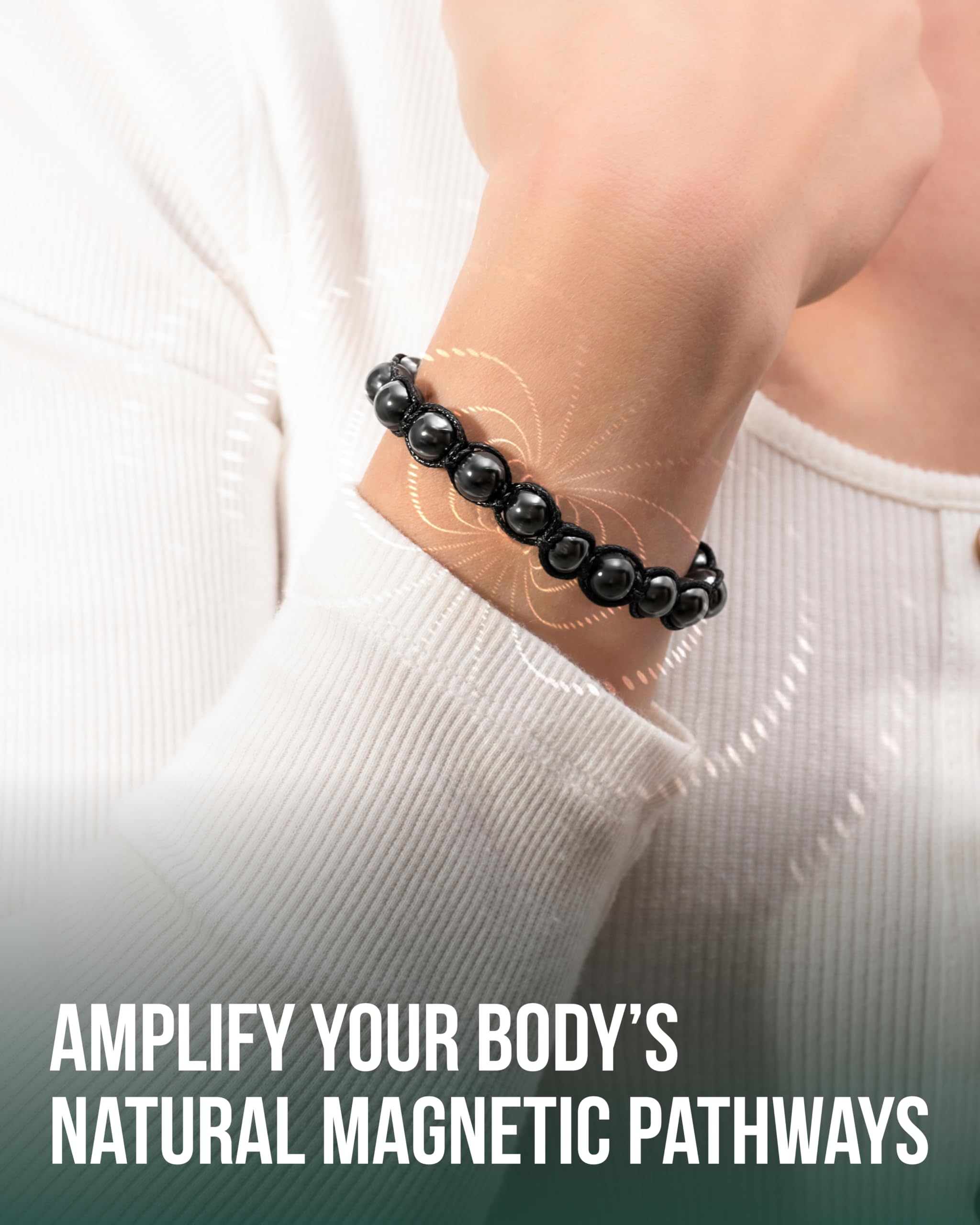 Nylon robuste du bracelet MagnetRX assure durabilité et confort quotidien.