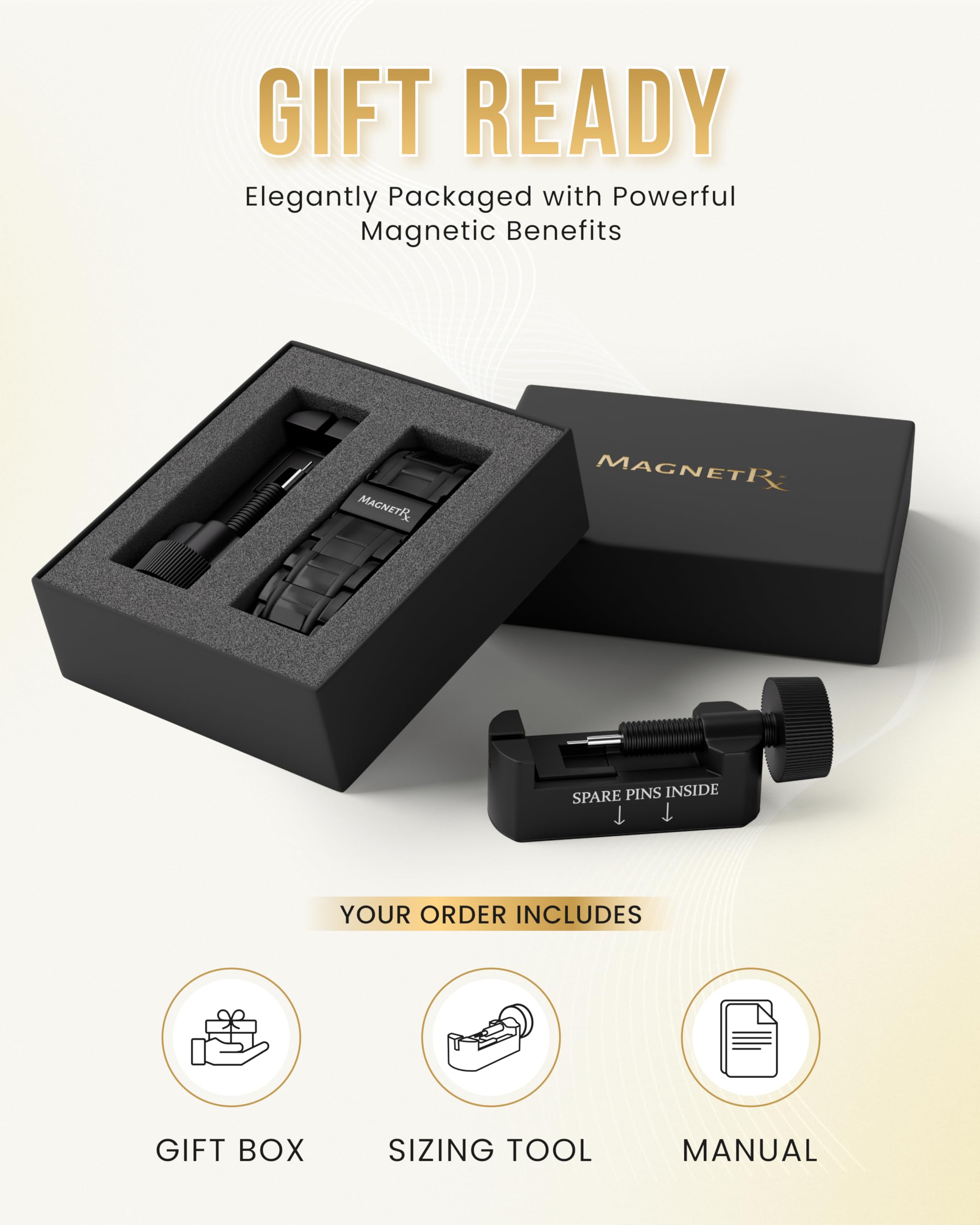 Bracelet MagnetRX service client réactif et assistance personnalisée.