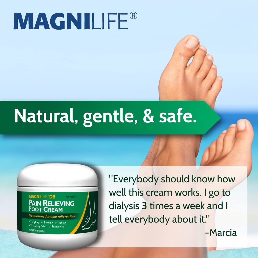 Ingrédients naturels de MagniLife Crème Pieds DB pour une hydratation douce