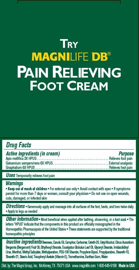Utilisation quotidienne de MagniLife Crème Pieds DB pour pieds sensibles