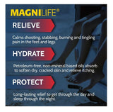 MagniLife Creme Pieds hydratation intense pour peau sèche et irritée.