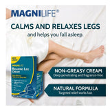 Texture légère non grasse de MagniLife Relaxante Jambes pour calmer les jambes.