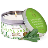 Magnificent 101 bougie-sauge-blanche-6oz pour une ambiance apaisante et purifiante