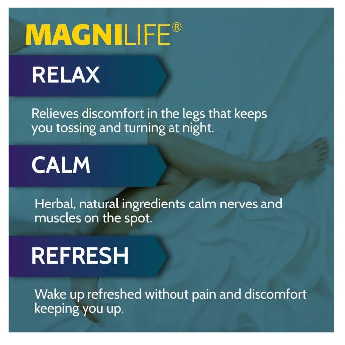 Massage des jambes avec MagniLife Crème relaxante pour fluidité