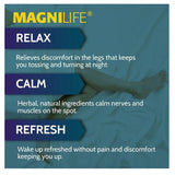 Massage des jambes avec MagniLife Crème relaxante pour fluidité