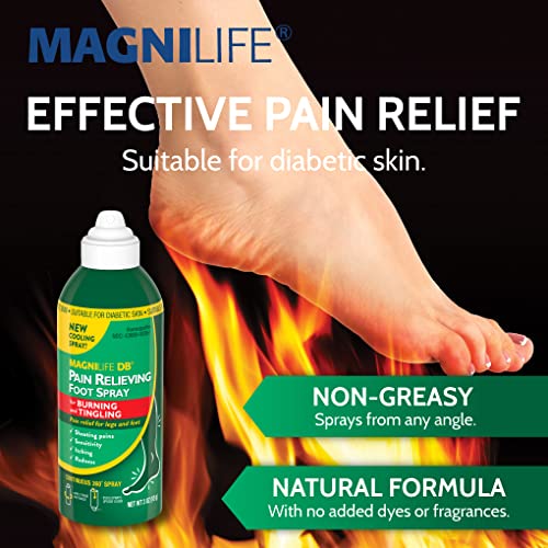 Pulvérisateur-pieds MagniLife DB – brume rafraîchissante sur la peau, effet apaisant.