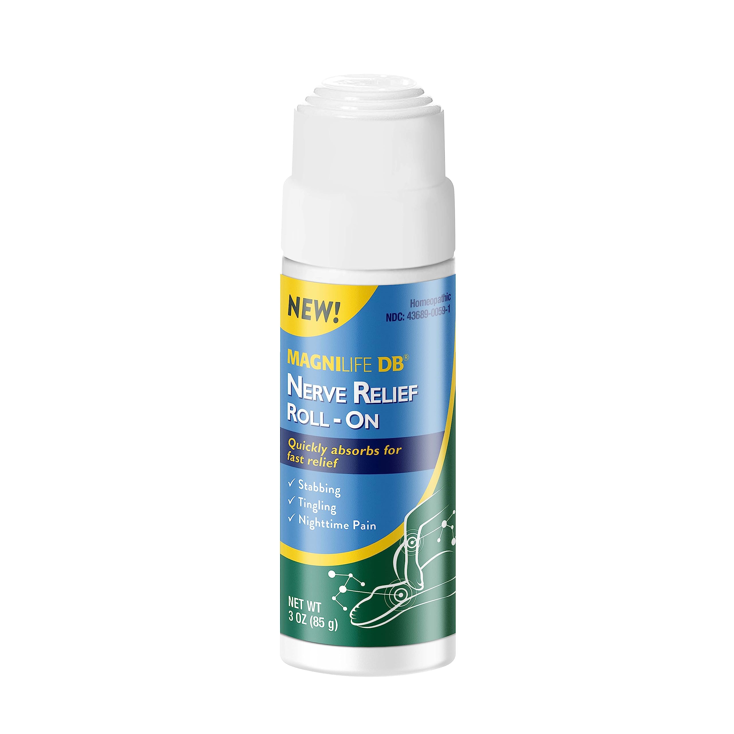 MagniLife DB Nerve Relief Roll, bouteille prête pour une application ciblée et soulagement rapide