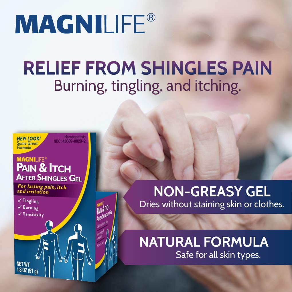 Utilisation quotidienne facile avec MagniLife Gel pour le confort après zona