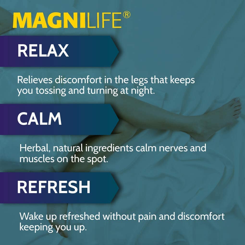 MagniLife Relaxing Leg Cream PM – texture non grasse, absorption rapide.
