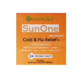 Magnoly SunOne : comprimés à mâcher au goût neutre et texture agréable.