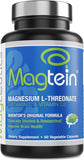 Magtein : bouteille de capsules et soutien potentiel à la mémoire et à la concentration.