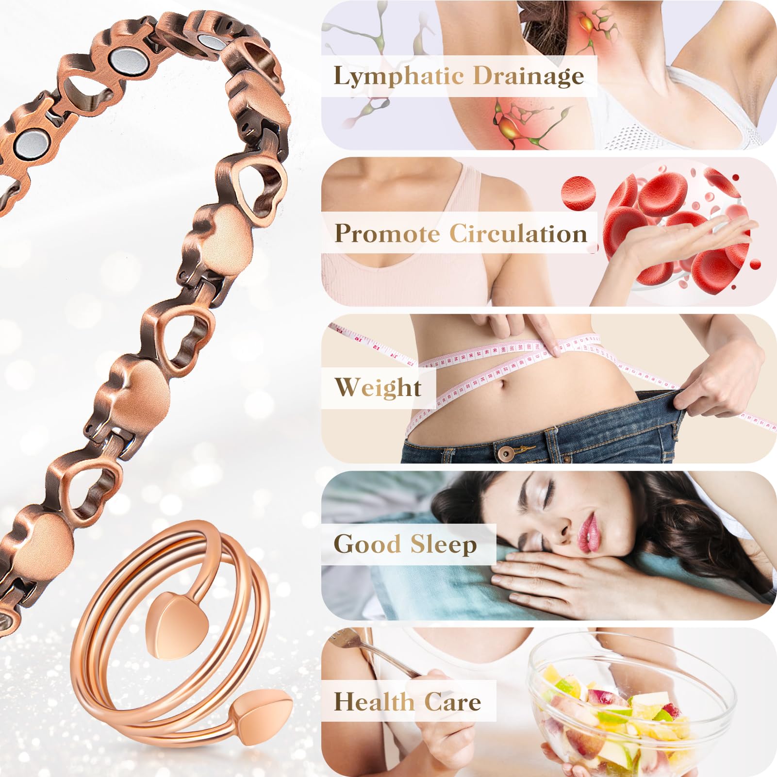 Aimants 12 dans le bracelet Mahnco, énergie potentielle et équilibre subtil au poignet.