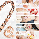 Aimants 12 dans le bracelet Mahnco, énergie potentielle et équilibre subtil au poignet.