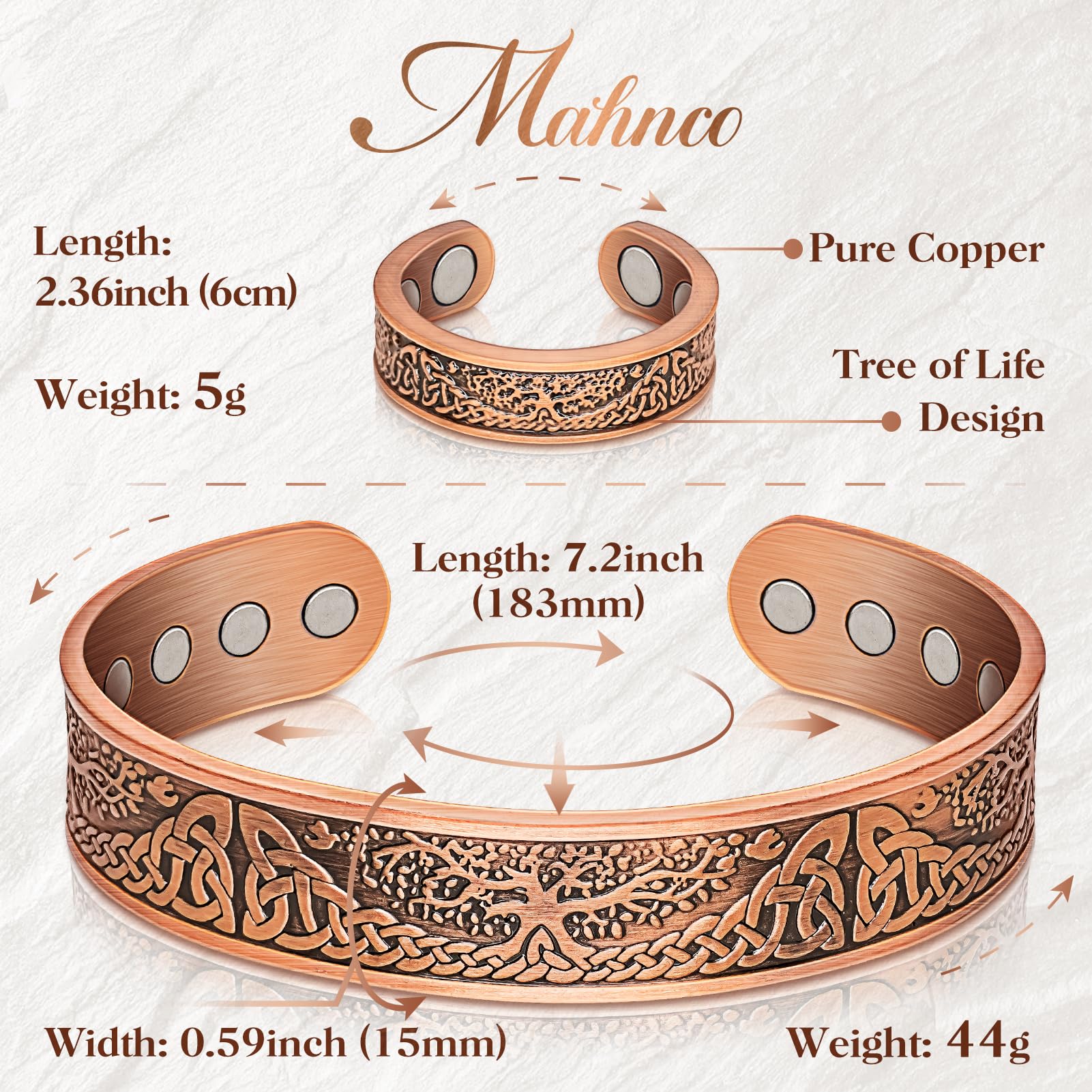 Mahnco coffret cadeau élégant: parfait pour hommes et femmes.